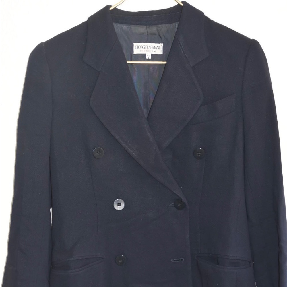 Giorgio Armani Le Collezioni Jacket Blazer Black